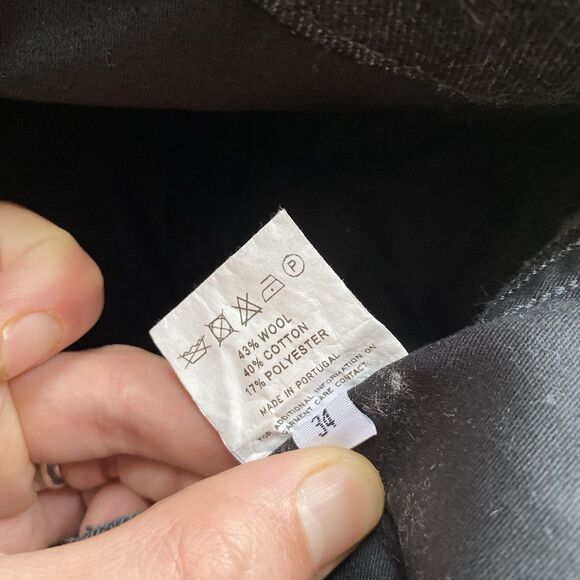 Knickerbocker New York City Wool Cotton Pants Trousers 34 34x30 Made in USA Gray - Picture 5 of 7